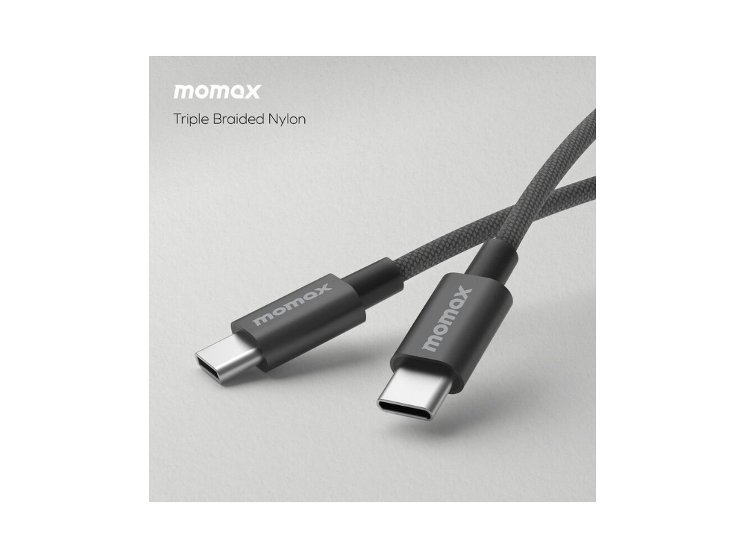 Buy Momax Elite 60W USB-C to USB-C Cable 1.5m Fast Charging Black in Qatar Buy Momax Elite 60W USB-C to USB-C Cable 1.5m Fast Charging Black in Qatar